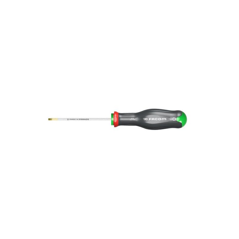 1 pcs - Facom Torx Screwdriver, T8 Tip, 50 mm Blade, 153 mm Overall