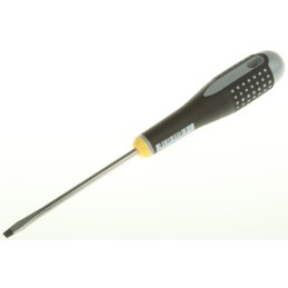 1 pcs - Bahco Slotted Screwdriver, 5.5 x 1 mm Tip, 100 mm Blade, 222 mm Overall