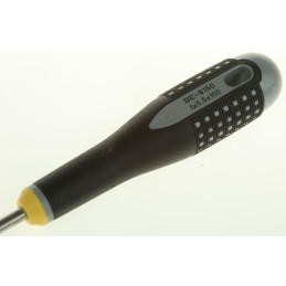 1 pcs - Bahco Slotted Screwdriver, 5.5 x 1 mm Tip, 100 mm Blade, 222 mm Overall