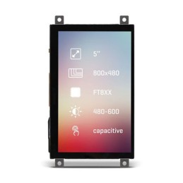 1 pcs - MikroElektronika MIKROE-2171 TFT LCD Colour Display / Touch Screen, 5in, 800 x 480pixels
