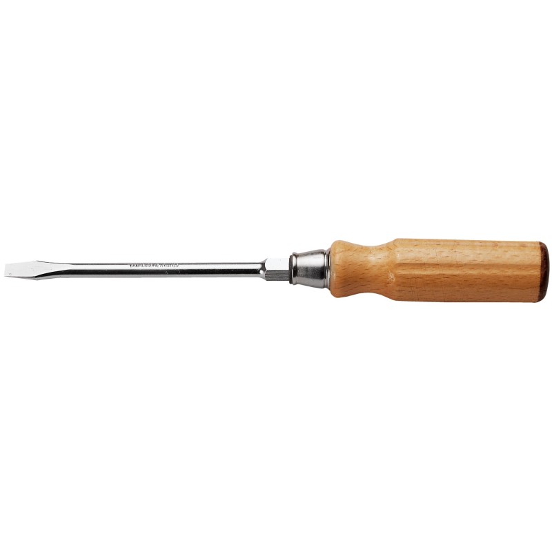 1 pcs - Facom Slotted Screwdriver, 8 mm Tip, 150 mm Blade, 270 mm Overall
