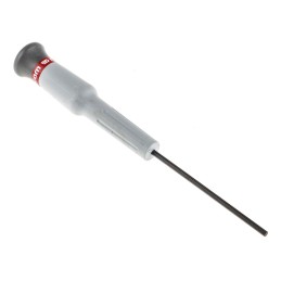 1 pcs - Facom Hexagon Precision Screwdriver, 2.5 mm Tip, 75 mm Blade, 168 mm Overall