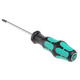 1 pcs - Wera Torx Screwdriver, T20 Tip, 100 mm Blade