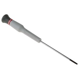 1 pcs - Facom Slotted Precision Screwdriver, 2.5 mm Tip, 75 mm Blade, 157 mm Overall