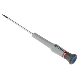 1 pcs - Facom Slotted Precision Screwdriver, 2.5 mm Tip, 75 mm Blade, 157 mm Overall