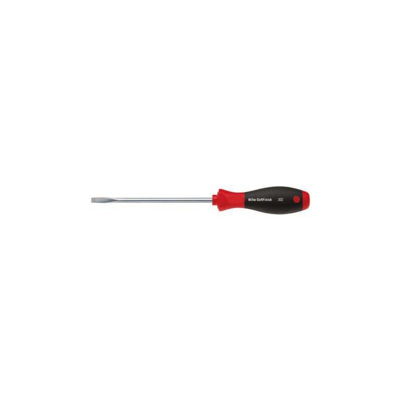 1 pcs - Wiha Slotted Screwdriver, 4 mm Tip, 150 mm Blade, 150 mm Overall
