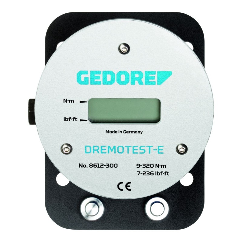 1 pcs - Gedore Digital Torque Tester, 9 - 320Nm, 17mm Drive, ±1 % Accuracy