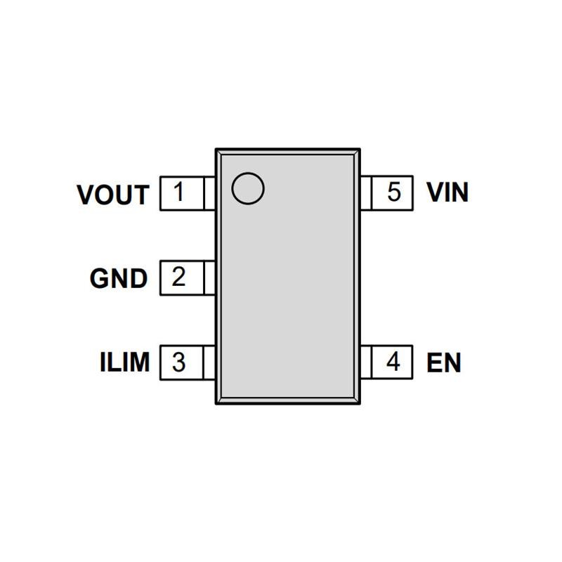 10 pcs : GLF2311A-T1G7 - 2.1A CURRENT LIMIT POWER SWITCH