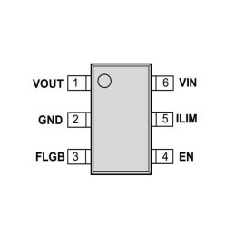 10 pcs : GLF2310A-T2G7 - 2.1A CURRENT LIMIT POWER SWITCH