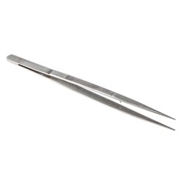 1 pcs - RS PRO 150 mm, Stainless Steel, Serrated, Tweezers