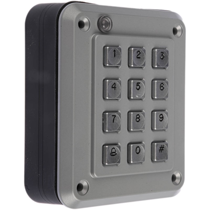 1 pcs - Storm Chromed Zinc Keypad Lock With With Audible Tone & LED Indicator