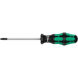 1 pcs - Wera Tamperproof Torx Screwdriver, T15 Tip, 300 mm Blade, 398 mm Overall