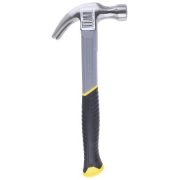 1 pcs - Stanley Carbon Steel Claw Hammer with Fibreglass Handle, 570g