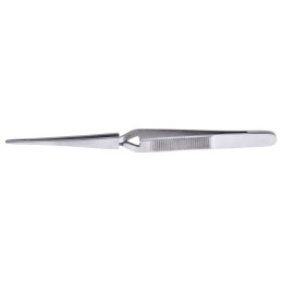 1 pcs - RS PRO 150 mm, Stainless Steel, Serrated, Tweezers
