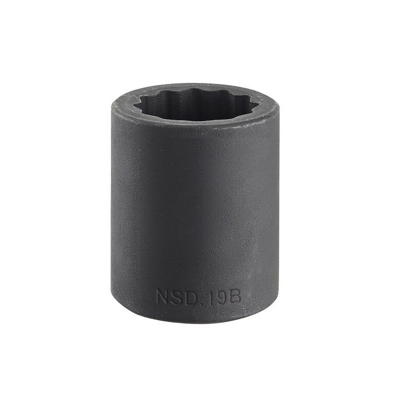 1 pcs - Facom 24mm, 1/2 in Drive Impact Socket Standard Impact Socket, 42 mm length