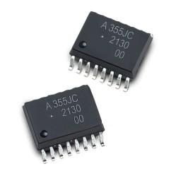 1 pcs : ACPL-355JC-000E - IC GATE DRVR HI/LOW SIDE 16SOIC