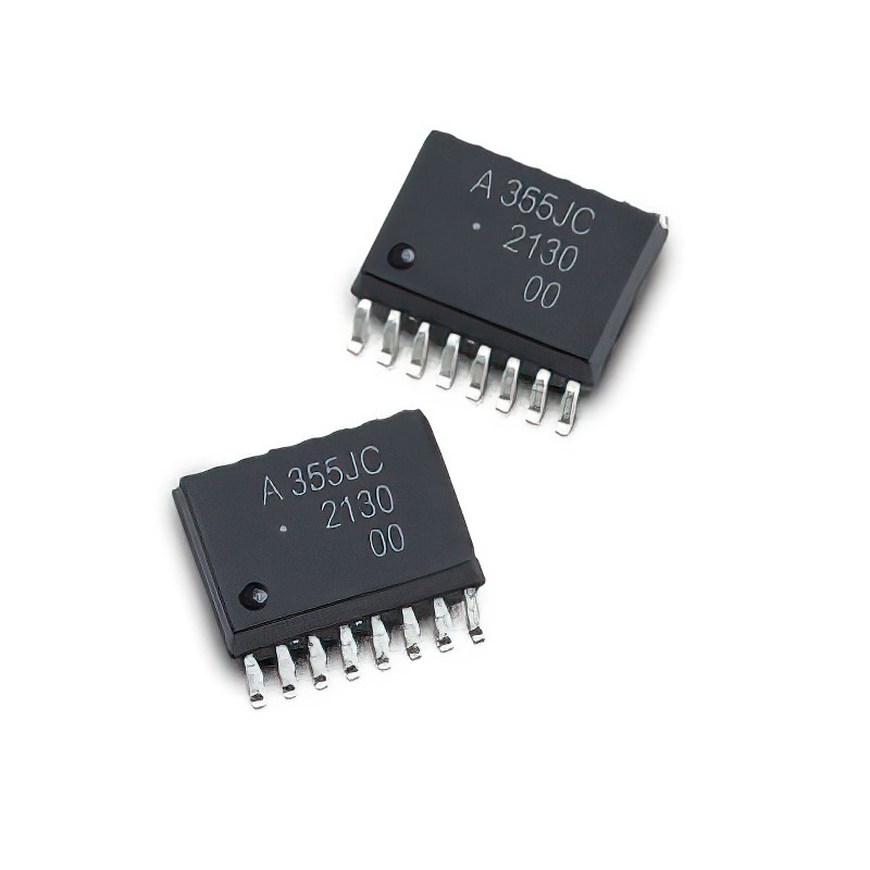 1 pcs : ACPL-355JC-000E - IC GATE DRVR HI/LOW SIDE 16SOIC