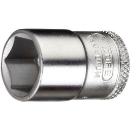 1 pcs - Gedore 3/8 in Drive 14mm Standard Socket, 6 point, 29 mm Overall Length