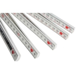 1 pcs - Wiha 2m Plastic Metric Folding Ruler