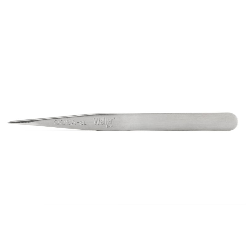 1 pcs - Weller Erem 120 mm, Stainless Steel, Pointed, Tweezers