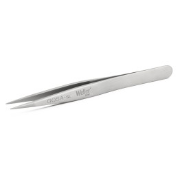 1 pcs - Weller Erem 120 mm, Stainless Steel, Pointed, Tweezers