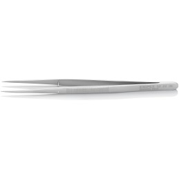 1 pcs - Knipex 155 mm, Stainless Steel, Serrated, Tweezer