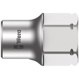 1 pcs - Wera 1/4 in Drive 13mm Standard Socket, 6 point, 18 mm Overall Length