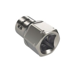 1 pcs - Wera 1/4 in Drive 13mm Standard Socket, 6 point, 18 mm Overall Length