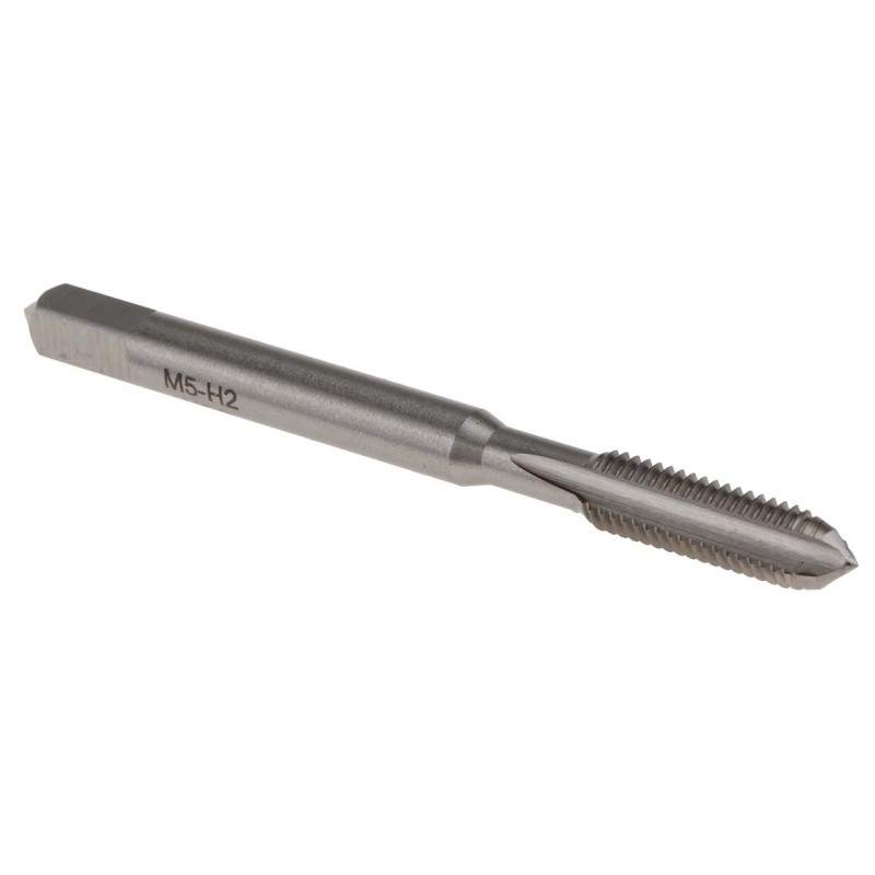 1 pcs - RS PRO Threading Tap, M5 Thread, 0.8mm Pitch, Metric Standard, Hand Tap