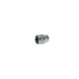 1 pcs - Teng Tools 1/4 in Drive 12mm Standard Socket, 6 point, 25 mm Overall Length