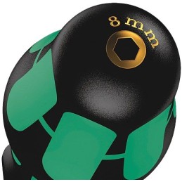 1 pcs - Wera Hexagon Nut Driver, 7 mm Tip, 90 mm Blade, 195 mm Overall