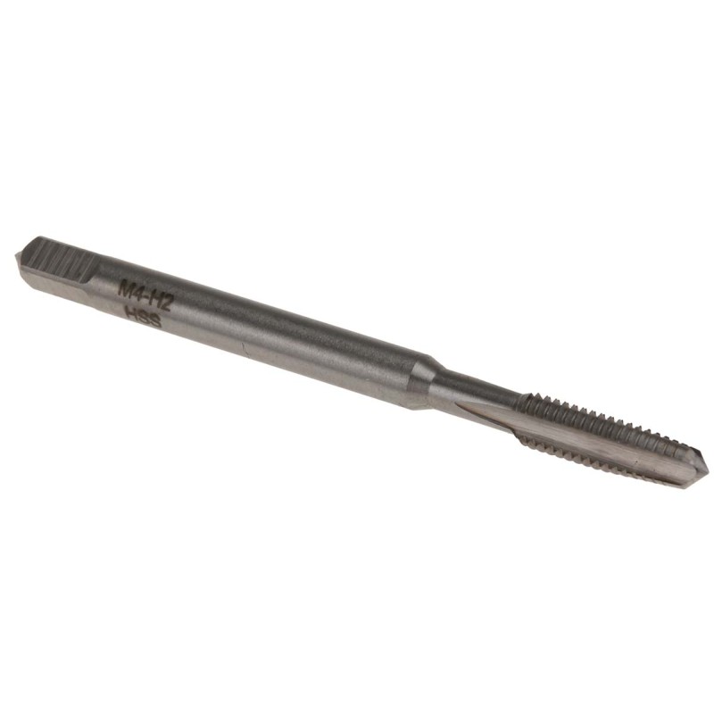 1 pcs - RS PRO Threading Tap, M4 Thread, 0.7mm Pitch, Metric Standard, Hand Tap