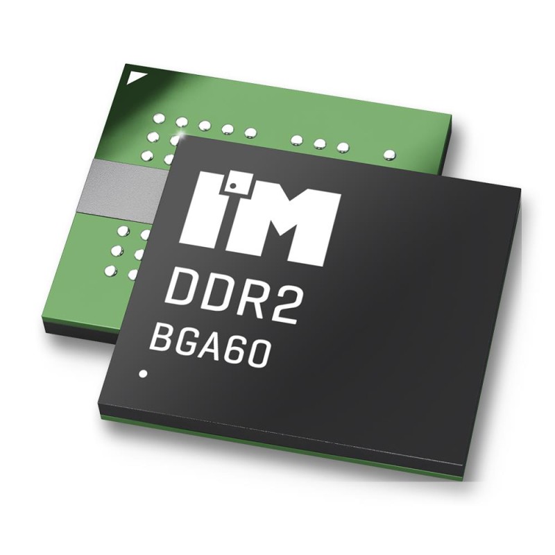 1 pcs : IM2G08D2DBBG-25I - DDR2 2GB, 1.8V, 256MX8, 400MHZ (