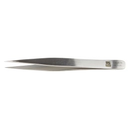 1 pcs - RS PRO 120 mm, Stainless Steel, Flat, Tweezers
