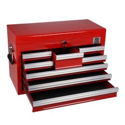 1 pcs - RS PRO 8 drawer Steel Tool Chest, 427mm x 660mm x 307mm