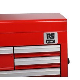 1 pcs - RS PRO 8 drawer Steel Tool Chest, 427mm x 660mm x 307mm