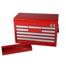 1 pcs - RS PRO 8 drawer Steel Tool Chest, 427mm x 660mm x 307mm