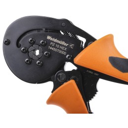 1 pcs - Weidmuller PZ 10 Hand Ratcheting Crimp Tool for Wire Ferrules, 0.14 - 10mm² Wire