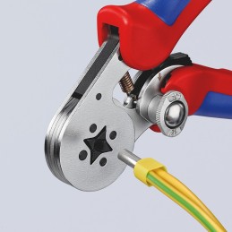 1 pcs - Knipex Hand Crimp Tool for Wire Ferrules