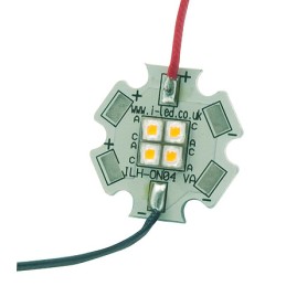 1 pcs - ILS ILH-SO04-SICY-SC201-WIR200., OSLON Signal PowerStar LED Array, 4 Yellow LED