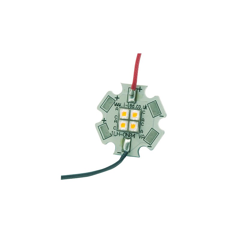 1 pcs - ILS ILH-SO04-SICY-SC201-WIR200., OSLON Signal PowerStar LED Array, 4 Yellow LED