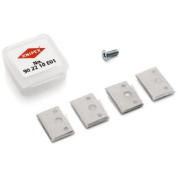 1 pcs - Knipex Steel Flat Replacement blade, 27 x 11 mm, 8 per Package