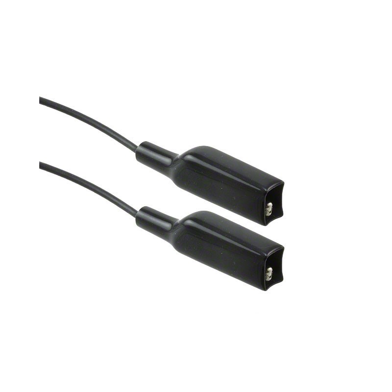 1 pcs : 284M-12BLK - TEST LEAD GATOR TO GATOR 12'