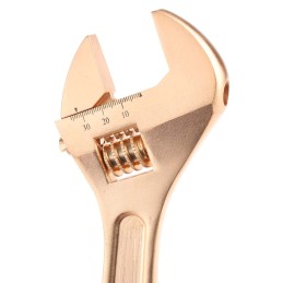 1 pcs - Bahco Adjustable Spanner, 300 mm Overall, 36mm Jaw Capacity, Metal Handle, Non-Sparking