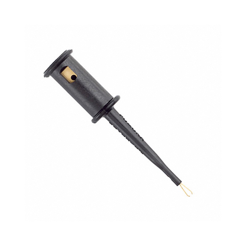 1 pcs : 5243-0 - SMD GRABBER BLACK SOLDER 0.090'