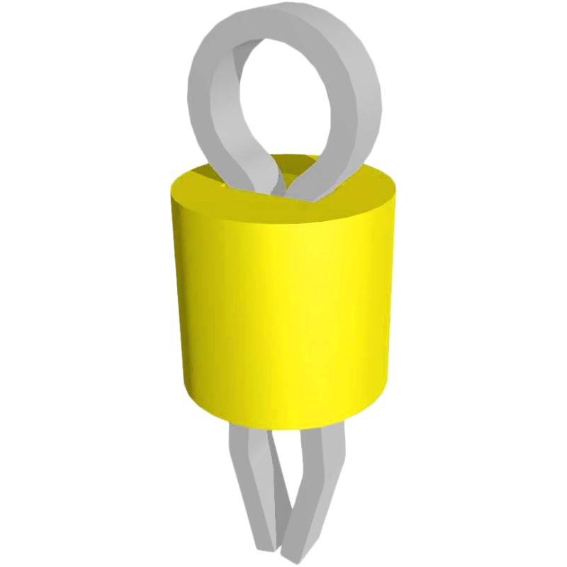 1 pcs : 5274 - PC TEST POINT COMPACT YELLOW