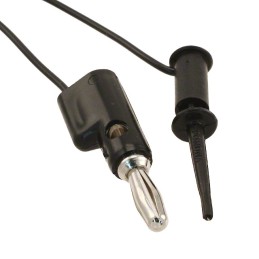 1 pcs : 5302-12-0 - TEST LEAD BANANA TO GRABBER 12'