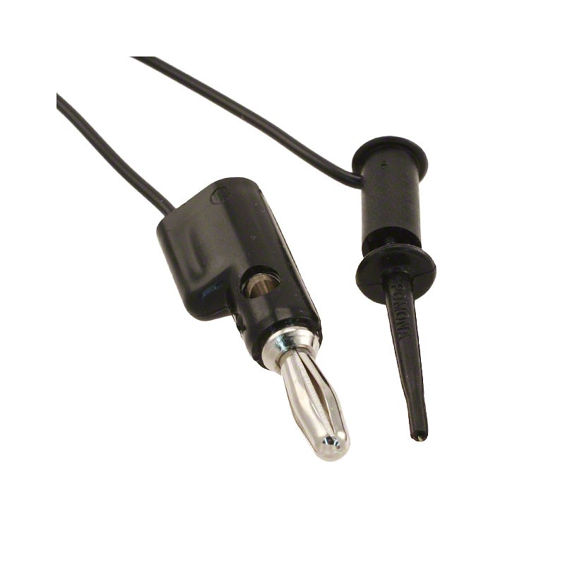 1 pcs : 5302-12-0 - TEST LEAD BANANA TO GRABBER 12'