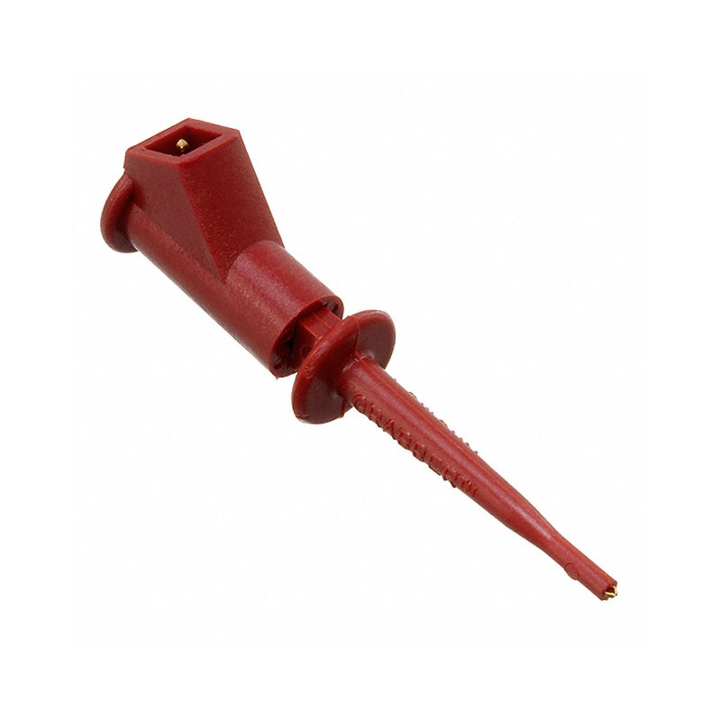 1 pcs : 5360-2 - SMD GRABBER RED 0.025' SQ PIN