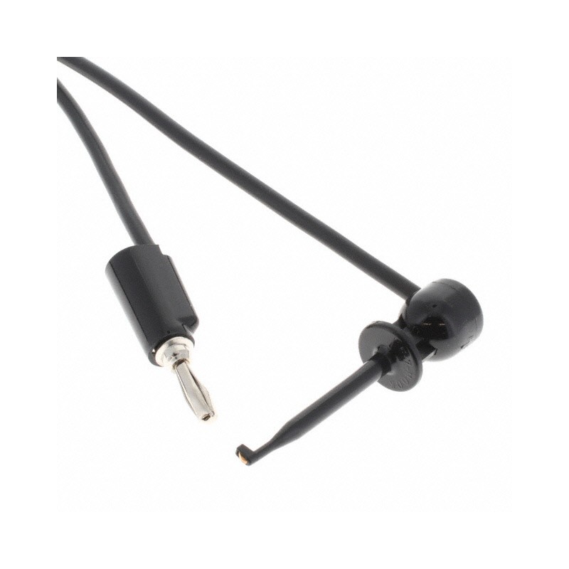1 pcs : 601W-60BLK - TEST LEAD BANANA TO GRABBER 60'